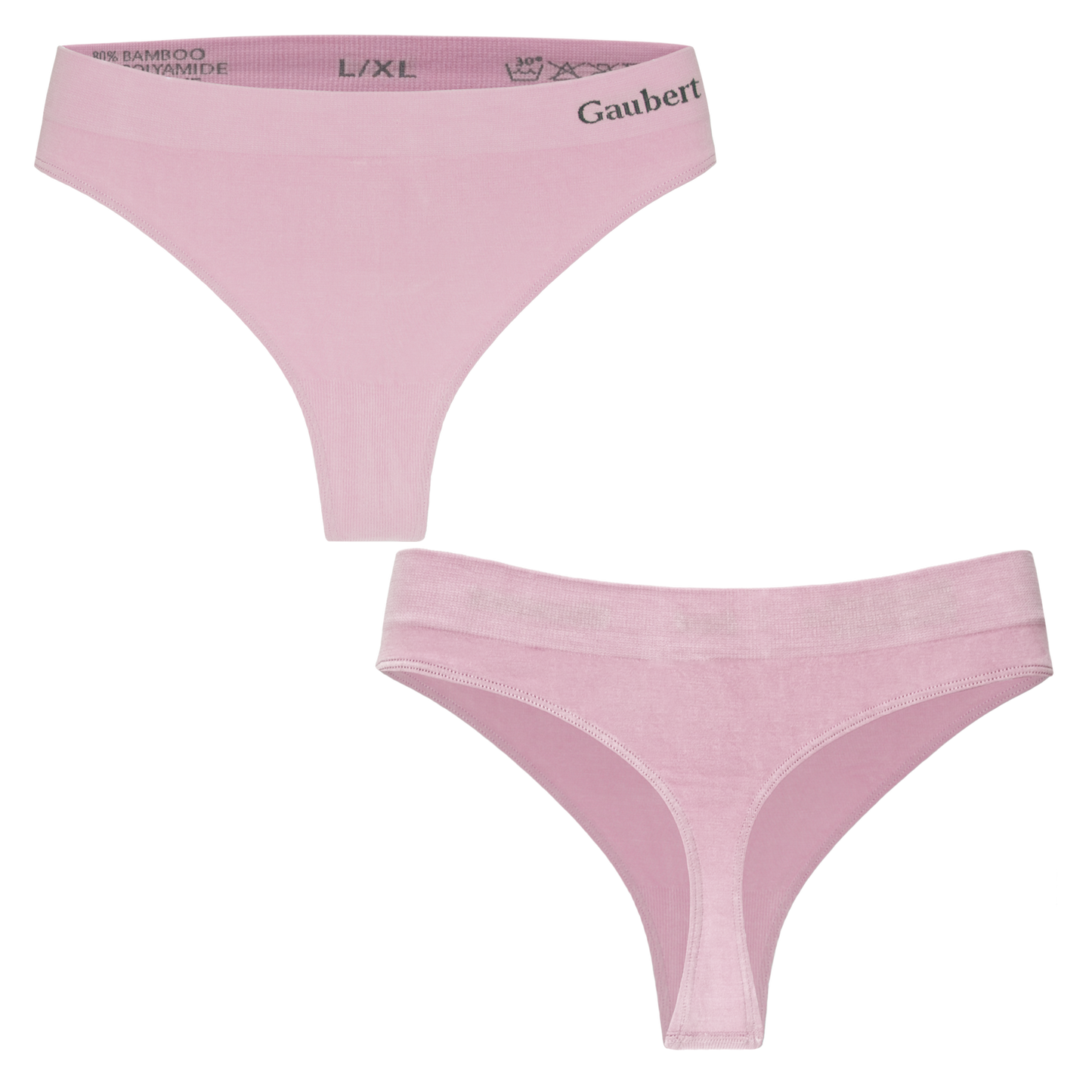 Gaubert Dames Bamboe Naadloos String Slips - 6-pack