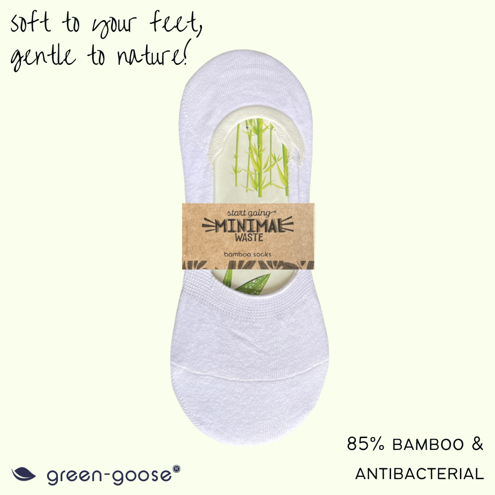 green-goose Bamboe Dames Footies - 5 paar - 85% Bamboe - Multicolor - Maat 35-39