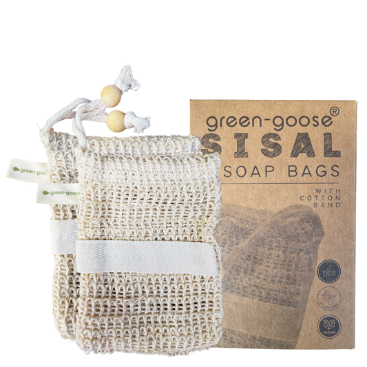 green-goose Sisal Zeepzakjes met Band - 2 Stuks