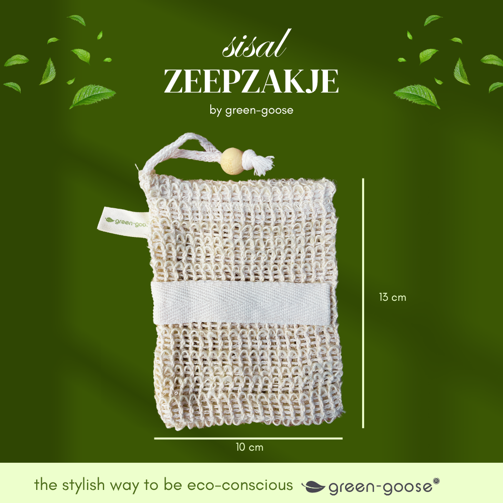 green-goose Sisal Zeepzakjes met Band - 2 Stuks