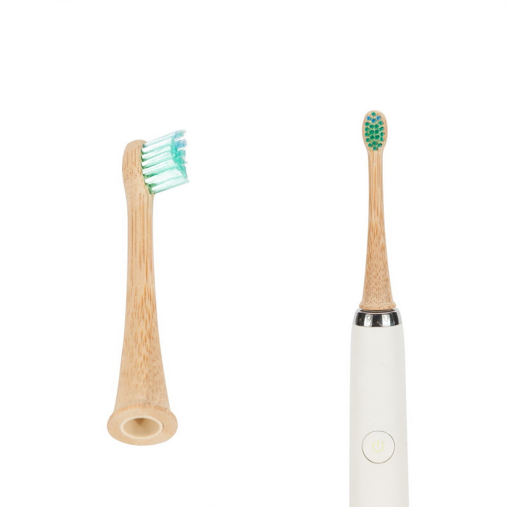 green-goose Sonicare Bamboe Opzetborstels Kinderen - 4 Stuks - Groen