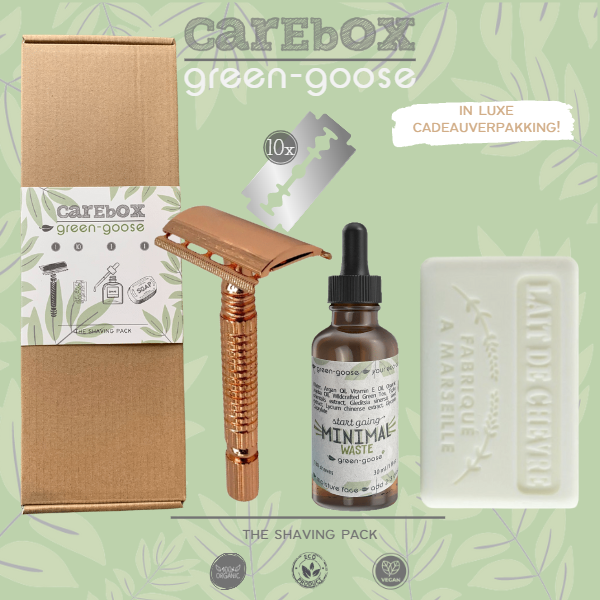 green-goose Carebox | The Shaving Pack | Rozegoud