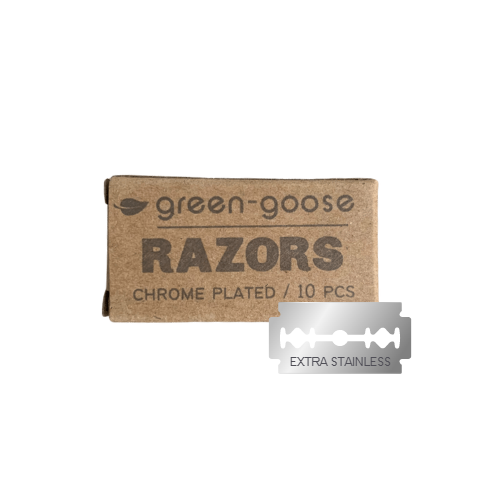 green-goose Klassiek Scheerset | Zilver Vlindersluiting